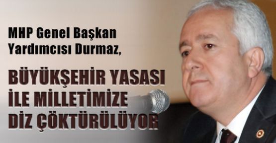 MHP Büyükşehir Tasarısına Tepki Gösterdi