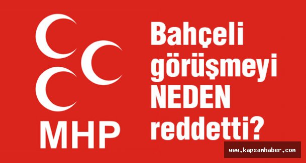 MHP, Davutoğlu'nun görüşme talebini neden geri çevirdi?