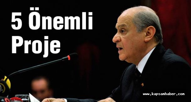 MHP'den Türkiye'nin geleceğini inşa edecek 5 ana proje