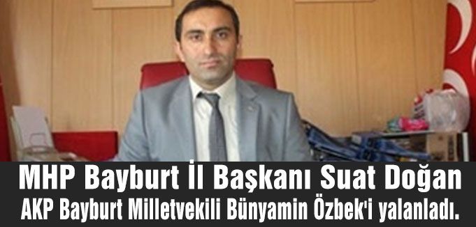MHP Doğan'dan AKP'li milletvekiline yalanlama