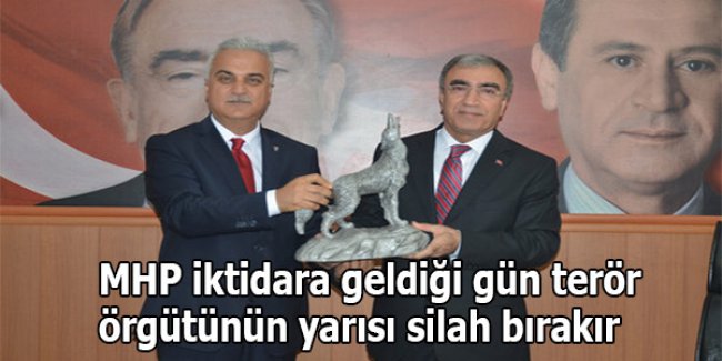 MHP iktidara geldiği gün terör örgütünün yarısı silah bırakır