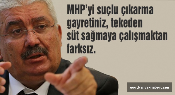 MHP'li Yalçın; Uçuk kaçık ve dengesiz yazılarınızı takip ediyoruz...