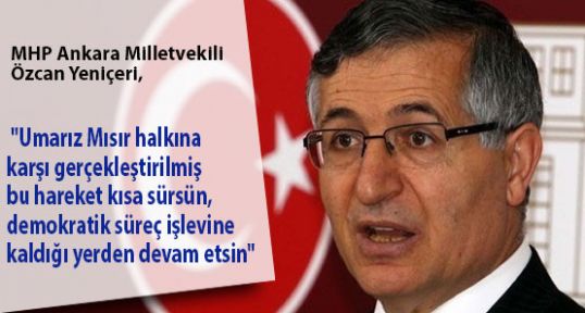 MHP, Mısır İçin Ne Dedi