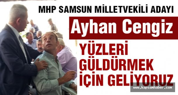 MHP Samsun Vekil Adayı Cengiz, Tekkeköy'de esnaf Ziyaretinde Bulundu