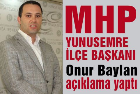MHP Yunusemre İlçe Başkanlığından Önemli Duyuru