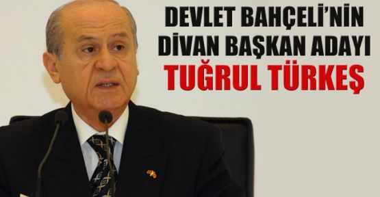 Mhp'de Divan Başkanı Belli Oldu
