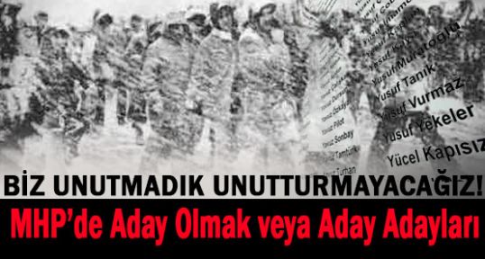 MHP'den Aday Olmak...