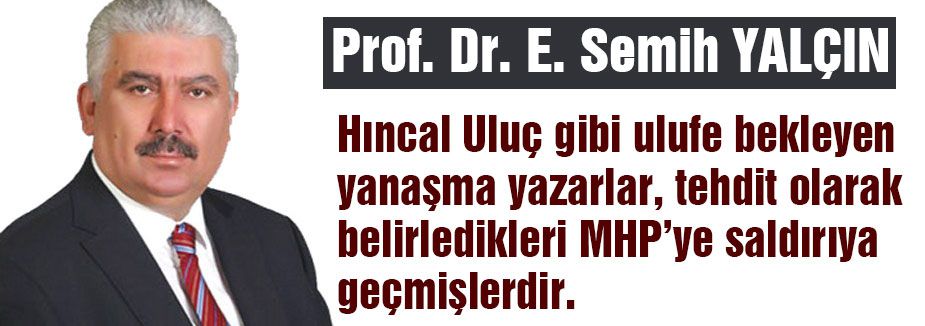 MHP'den Hıncal Uluç'a Cevap