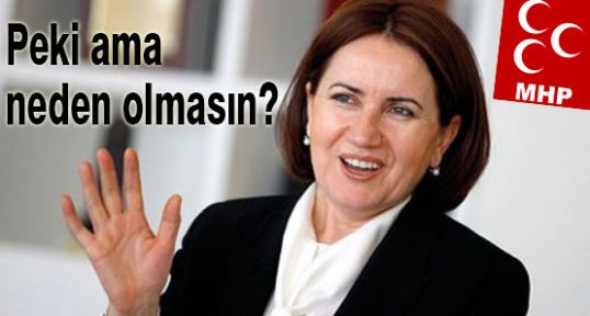 MHP'li Akşener'le Neden Olmasın?..