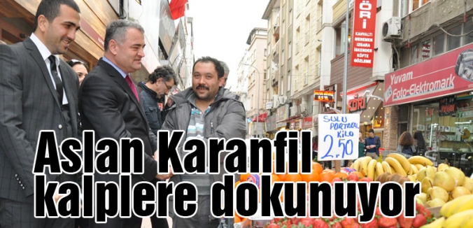 MHP'li Aslan Karanfil kalplere dokunuyor