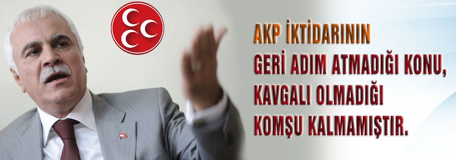 MHP'li Aydın: MHP’nin yaptığı, niyet okumak değil; tarih okumaktır.