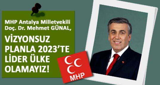 MHP'li GÜNAL, Ekonomideki Kötü Gidişi Gizlemeye Çalışıyor!