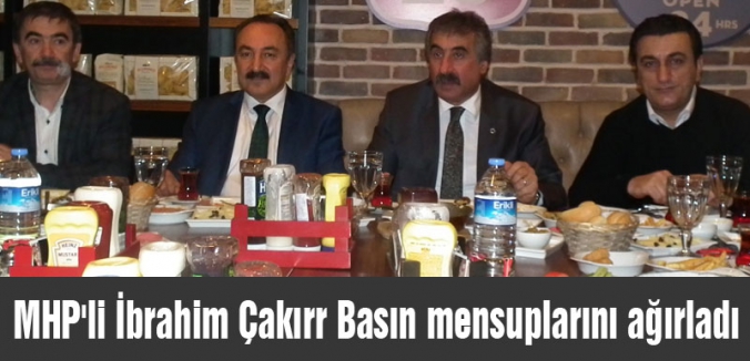 MHP'li İbrahim Çakırr Basın mensuplarını ağırladı