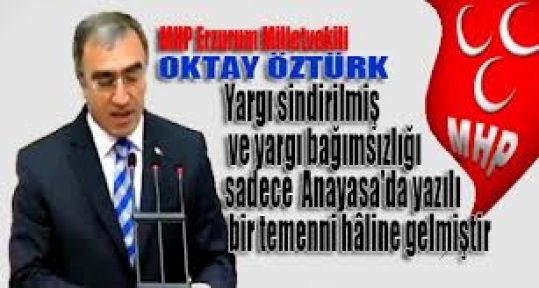 Mhp'li Öztürk'ten Anayasa Konferansı