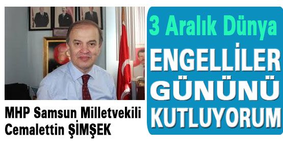 MHP'li Şimşek'in Engelli Duyarlılığı