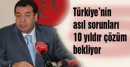 MHP'li Tanrıkulu; Türkiye'de Asıl Sorun Ekonomi...