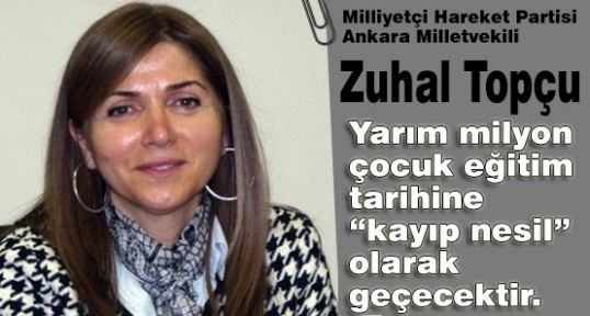 MHP'li Topçu; 4+4+4 eğitim sistemi Skandaldır