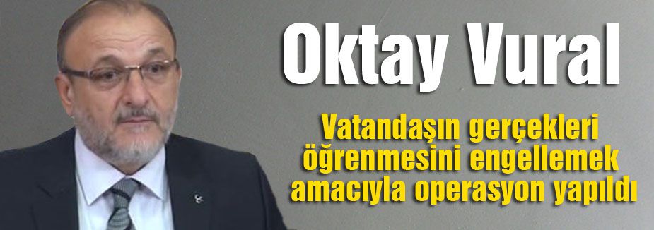 MHP'li Vural; Gerçekleri unutturmaya çalışıyorlar
