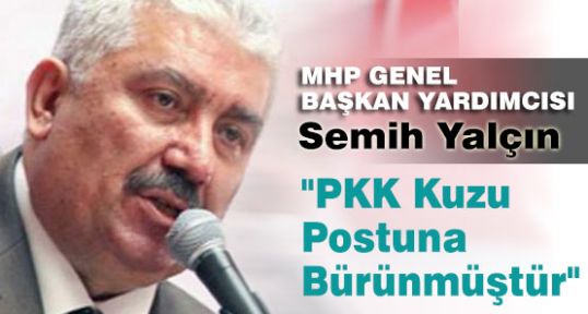MHP'li Yalçın: “PKK Kuzu Postuna Bürünmüştür“