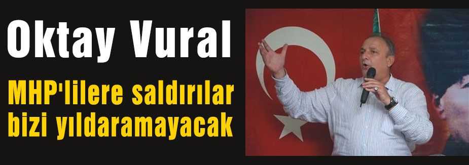 MHP'lilere saldırılar bizi yıldaramayacak