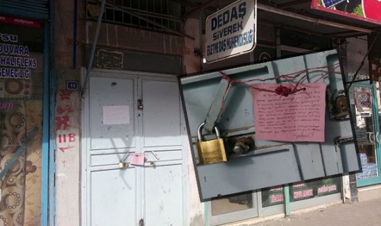 Midyat Belediyesi, DEDAŞ binasını mühürledi