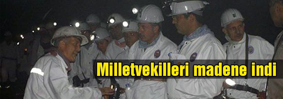 Milletvekilleri madene indi