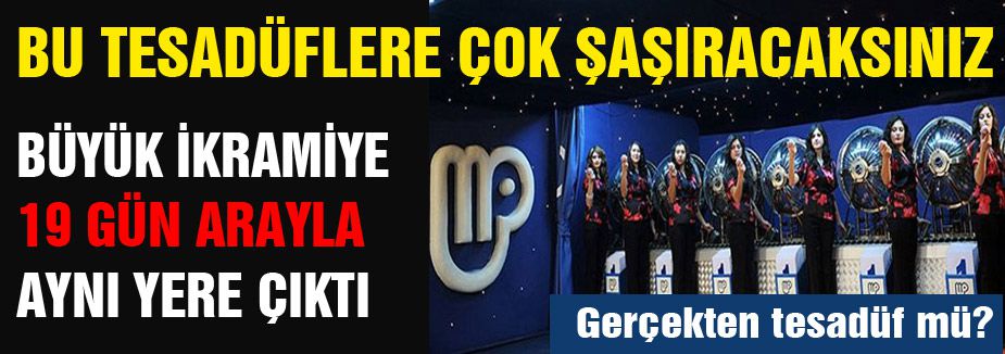 Milli Piyanogo'da şüpheli tesadüf