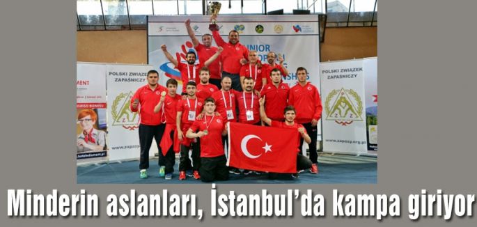 Minderin aslanları, kampa giriyor