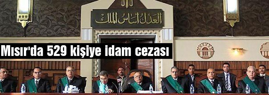 Mısır'da 529 kişiye idam!