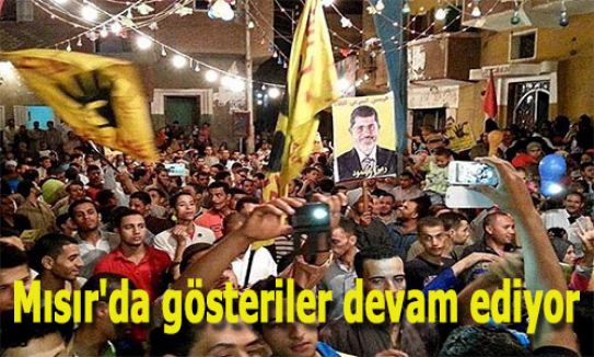 Mısır'da gösteriler devam ediyor...