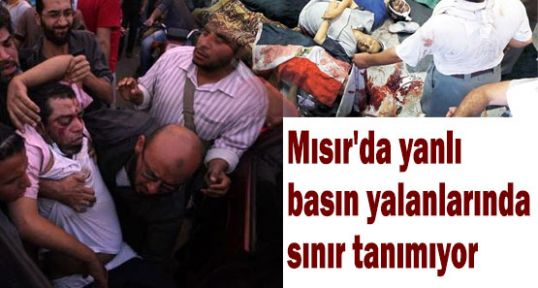 Mısır'da yanlı basın yalanlarında sınır tanımıyor