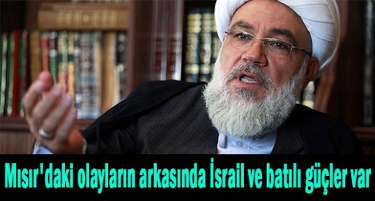 Mısır'daki darbenin arkasında israil...