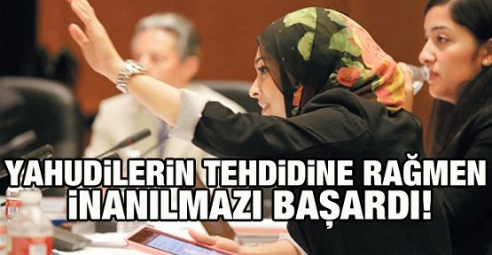 Müslüman Sadia'yı Yahudi Tehtidi Yıldırmadı ve...