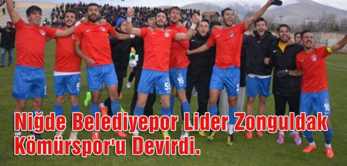 Niğde Belediyespor Lider Zonguldak Kömürspor'u Devirdi