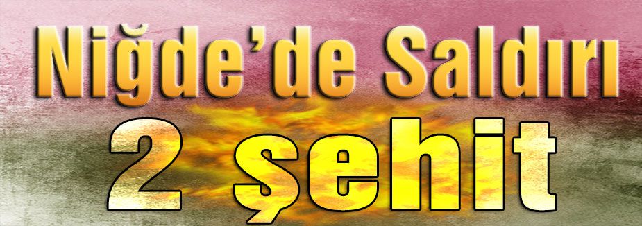 Niğde'de TİM'e Saldırı: 2 şehit