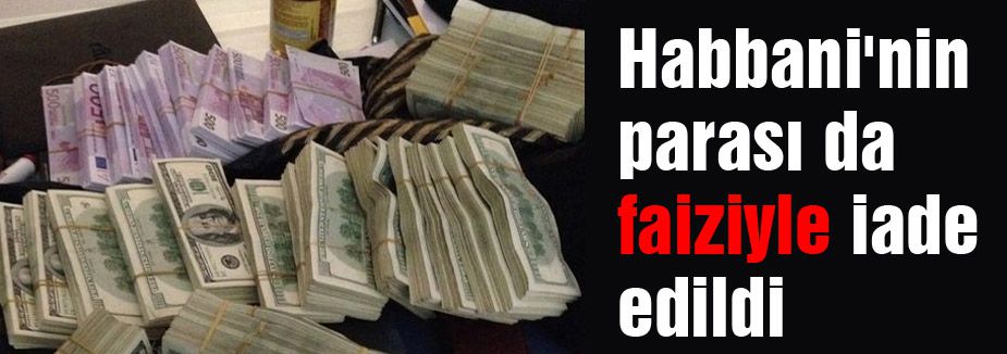 O para ve altın faiziyle iade edildi