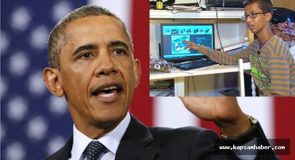Obama, küçük Ahmed’i Beyaz Saray’a davet etti