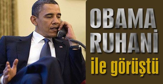 Obama, Ruhani ile görüştü