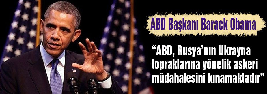 Obama'dan Rusya'ya kınama