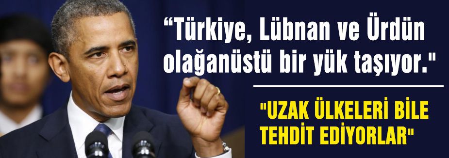 Obama:'Türkiye Ağır Yükler Taşıyor'