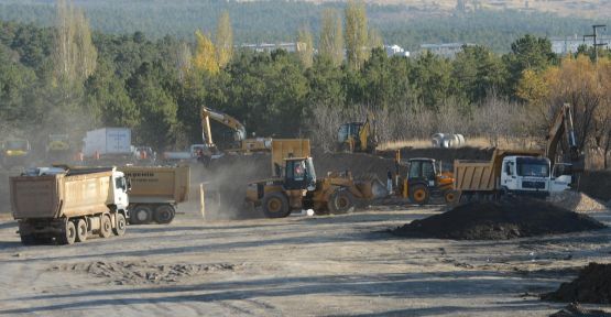 ODTÜ arazisindeki yol çöktü