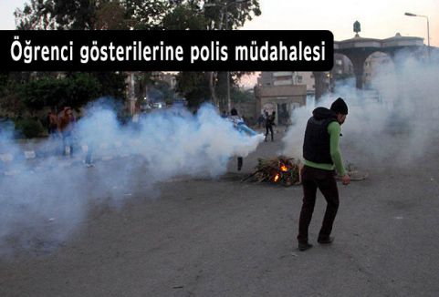 Öğrenci gösterilerine polis müdahalesi