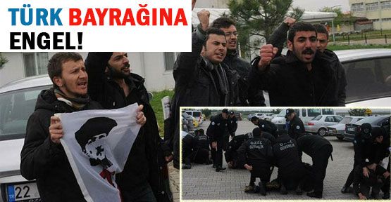 Öğrenciler, Türk Bayrağı Açınca Olan Oldu...