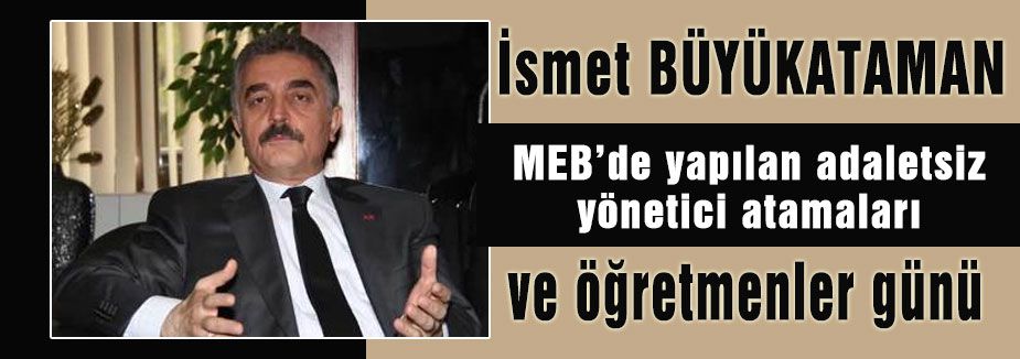Öğretmenler günü ve Adaletsiz Atamalar...