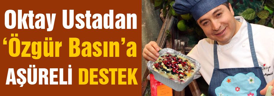 Oktay Usta, Silivri'de özgür basın için aşure dağıtacak