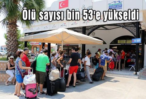 Ölü sayısı bin 53'e yükseldi