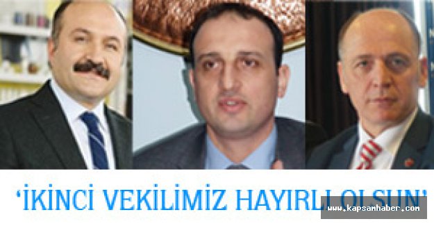 Ömer Süslü: 'İkinci vekilimiz hayırlı olsun'