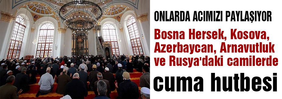 Onlar da acımızı paylaşıyor
