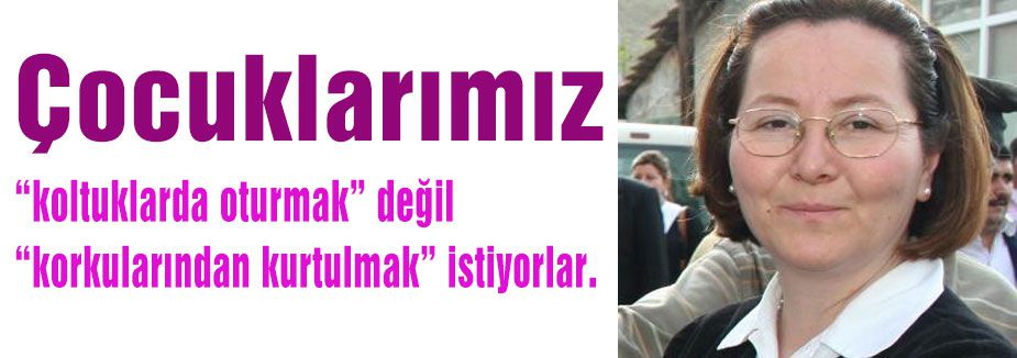 Onlar “korkularından kurtulmak” istiyorlar