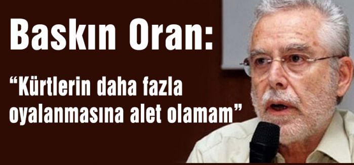 Oran, Akil insanlar toplantısına katılmıyor
